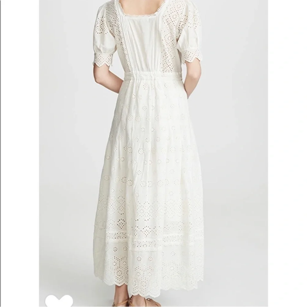 Loveshackfancy Ivory Eyelet Maxi Dress - Picture 8 of 9